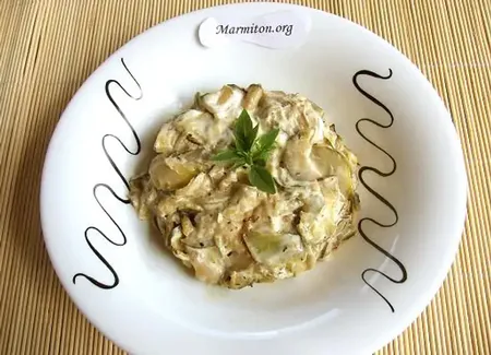 Courgettes à la crème fraîche et au citron
