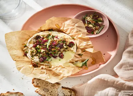 Camembert rôti aux canneberges au cookeo