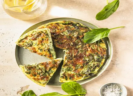 Quiche sans pâte aux épinards au cookeo