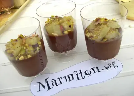 Verrines de chocolat surprise d'elvire (32ème rencontre)