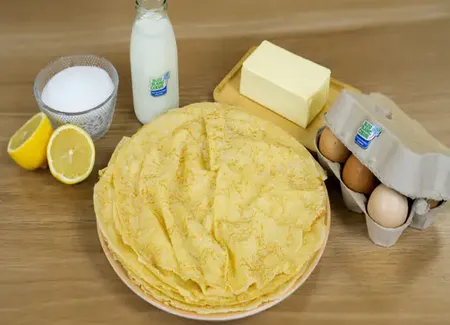 Crêpes moelleuses et équilibrées
