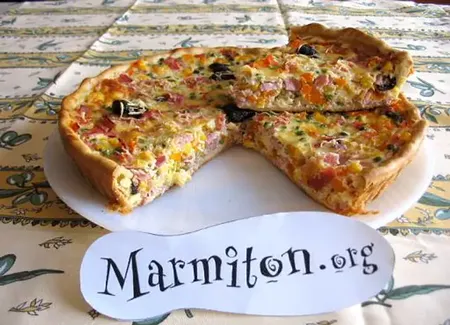 Quiche multicolore