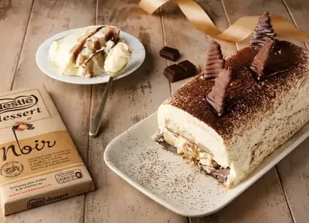 Bûche choco-tiramisu nestlé dessert®