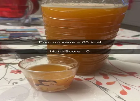 Cocktail pomme, abricot (sans alcool)