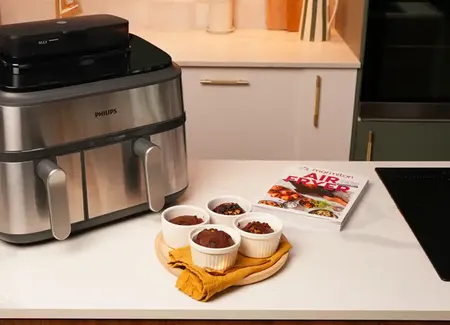 Coulants au chocolat, coeur pistache