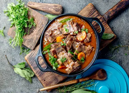 Bœuf bourguignon sans vin