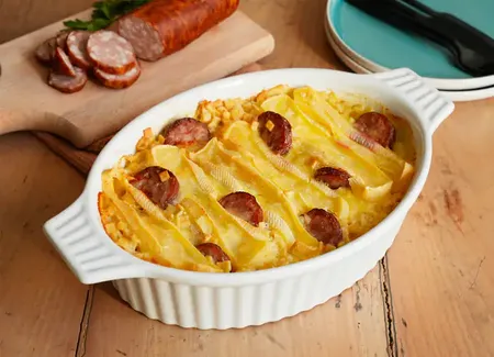 Croziflette à la saucisse de morteau