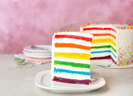 Gâteau arc-en-ciel