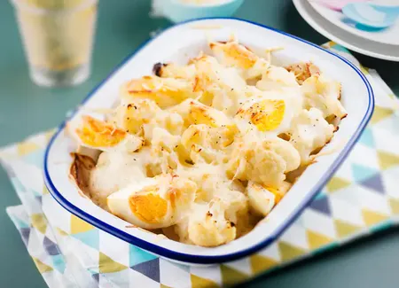 Gratin de chou-fleur à la béchamel au cookeo