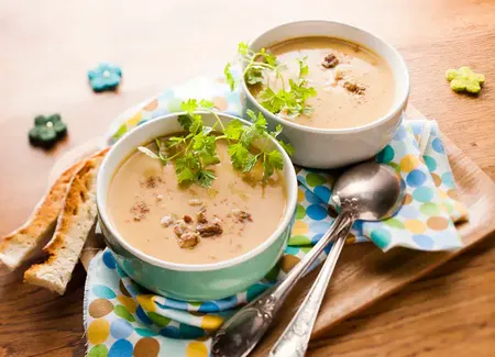 Velouté potiron et châtaignes au cookeo