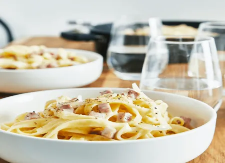 One pot pasta carbonara au cookeo