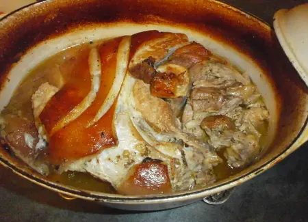 Effiloché de porc et carottes nouvelles