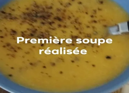 Soupe carotte-gruyère