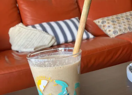 Milk-shake banane et pomme