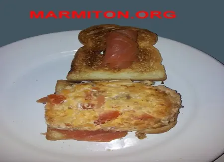 Hamburger aux deux saumons