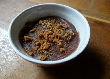 Verrine crème de marron, spéculoos et chantilly