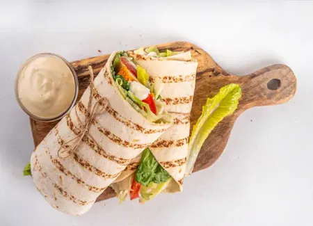 Recette wrap chaud au four