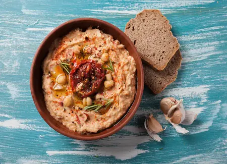 Houmous tomates séchées
