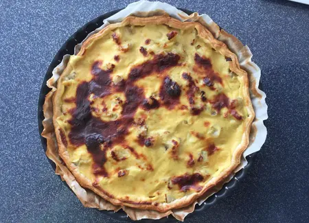 Quiche aux topinambours