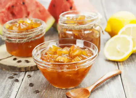 Marmelade de pastèque au citron et à l'orange