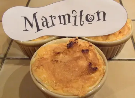 Compote de pommes meringuée