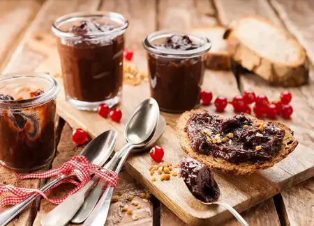 Pâte à tartiner banane choco