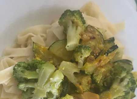 Courgettes aux saint jacques