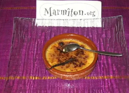 Crème brûlée à la vanille