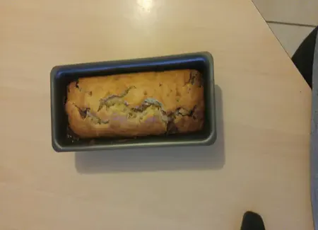 Cake à la banane et au chocolat sans oeufs