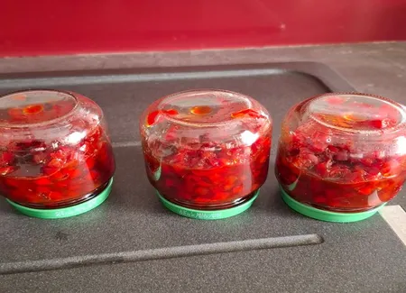 Confiture de poivrons au safran