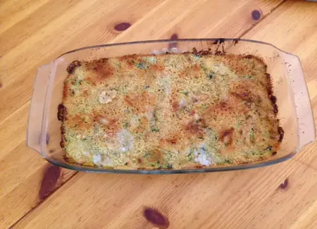 Gratin de courgettes façon risotto de mon enfance