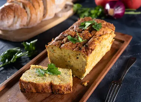 Cake au tofu et aux olives
