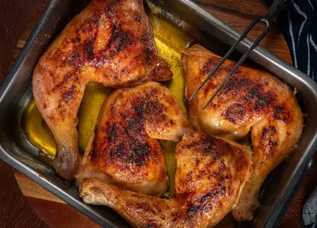 Poulet sauté sauce chasseur