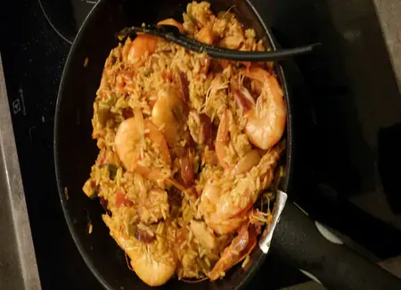 Jambalaya aux saucisses fumées