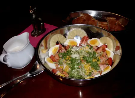 Salade hawaïenne au poulet
