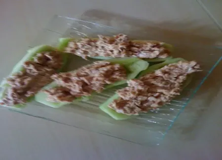 Concombre au thon