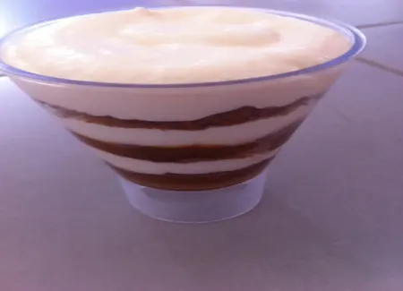 Verrine tiramisu spéculoos caramel beurre salé
