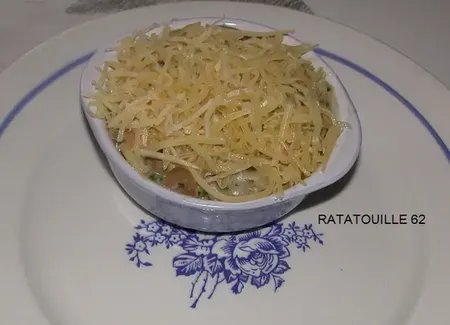 Cassolette (poisson, pétoncles et crevettes)