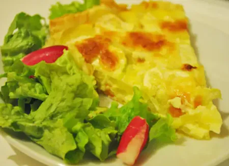 Quiche courgettes pommes de terre