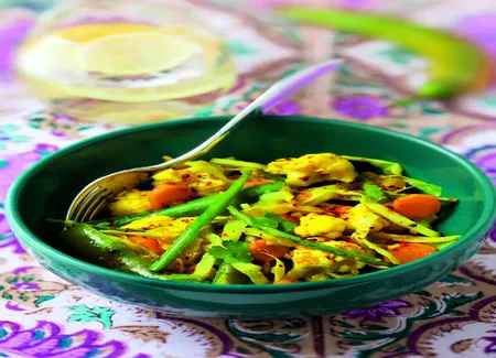 Achards de légumes mauriciens