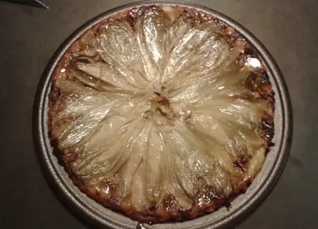 Tatin d'endives aux noix