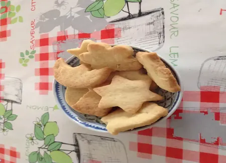 Sablés traditionnels sans oeuf (shortbread)