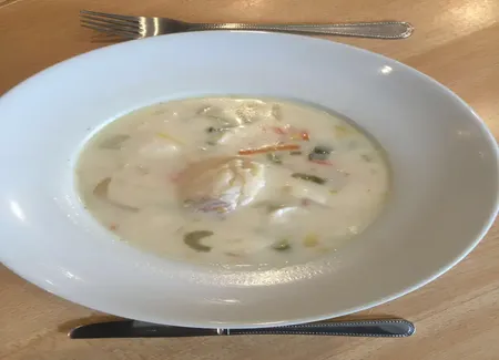 Filet de saumon en waterzooi
