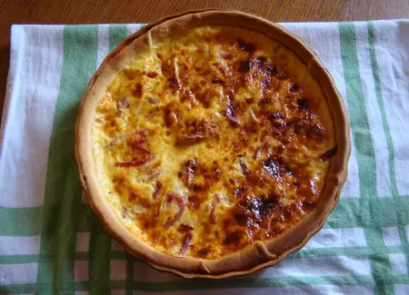 Quiche au brie