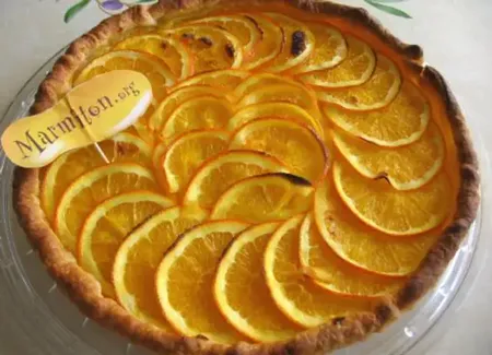 Tarte grand-mère aux oranges