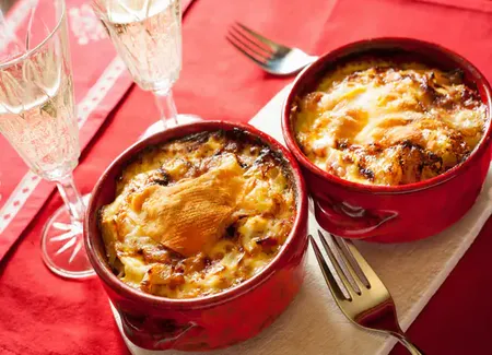 Le gratin de pâtes au reblochon