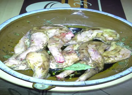 Lapin mariné au vinaigre balsamique