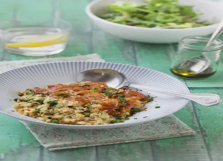Gratin fondant courgettes quinoa