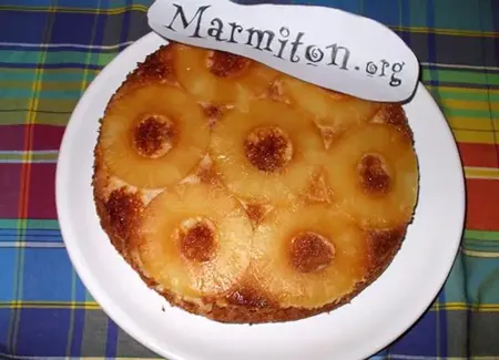 Gâteau moelleux ananas coco