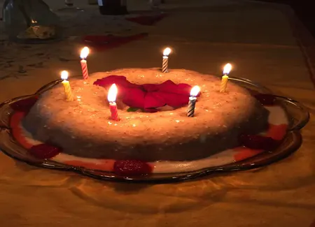 Blanc-manger aux amandes